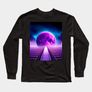 purple moon Long Sleeve T-Shirt